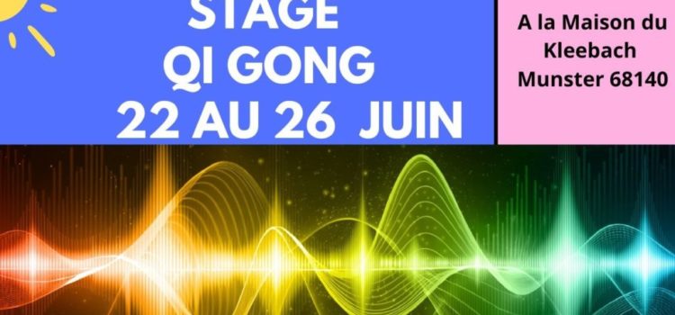 22-26 juin 2026 : stage d&rsquo;été Qi Gong, par Eric Bey